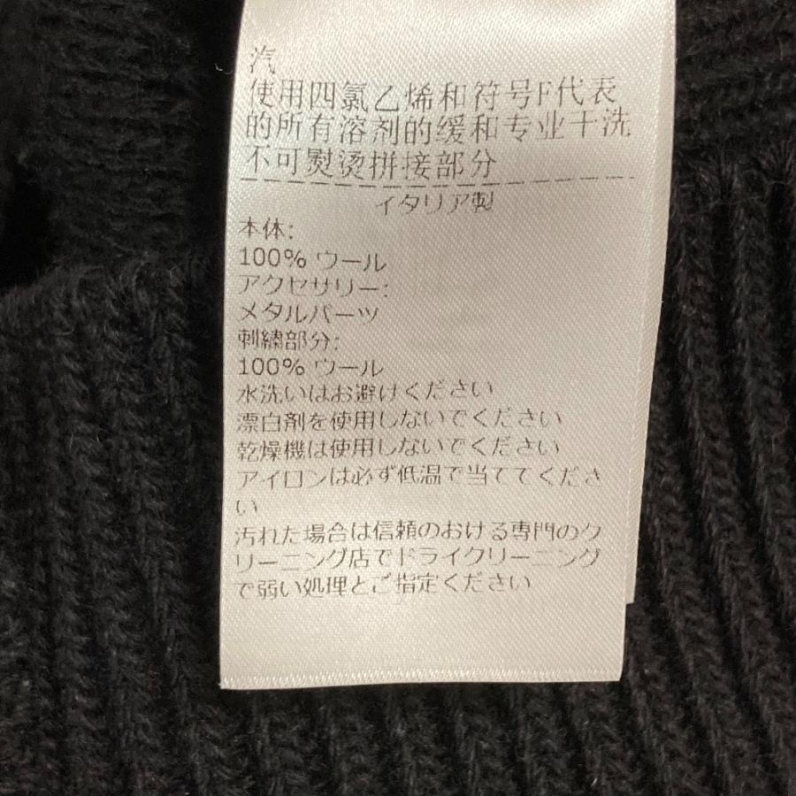 ボッテガヴェネタ ウール タートル ネック ニット トップス 730885 ブラック M【中古】 美品 BOTTEGAVENETA ボッテガヴェネタ チェーンネック ウールニット