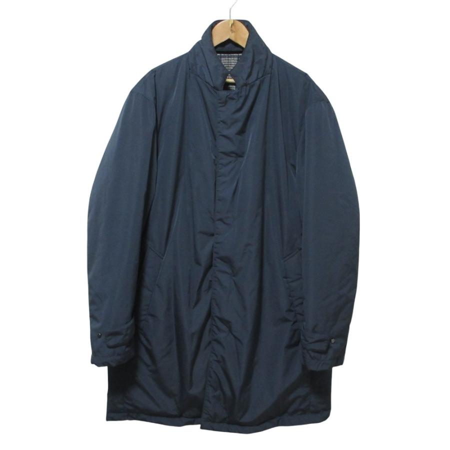 良品 DoCLASSE ドゥクラッセ ロング ダウンコート L ネイビー 