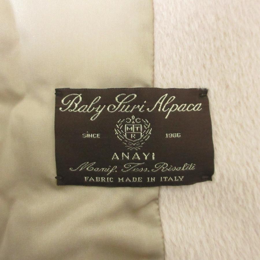 ANAYI（アナイ） 美品 フォックスファー付き アルパカ ウール ショート