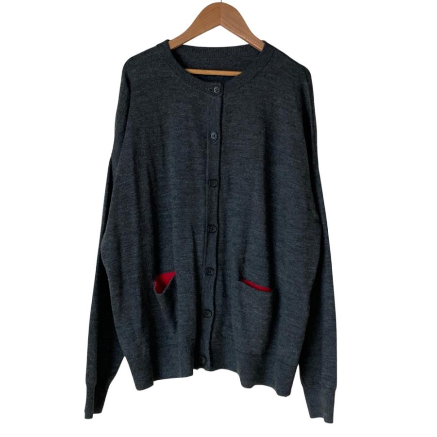 美品 23AW journal standard luxe ジャーナルスタンダード ラックス メリノムジクルーネックカーディガン グレー レディース 古着 中古 USED JOURNAL STANDARD LUXE（ジャーナルスタンダード ラックス） 美品 23AW
