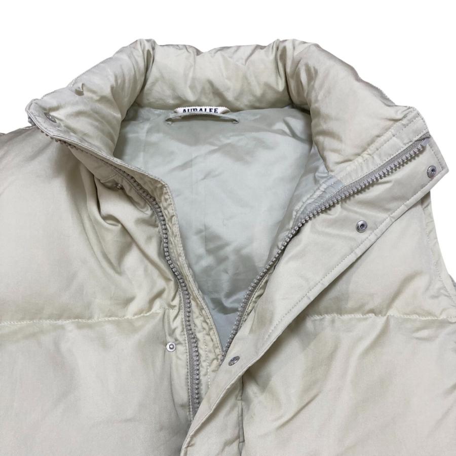 AURALEE（オーラリー） 美品 22AW AURALEE SUVIN HIGH CLOTH DOWN VEST 