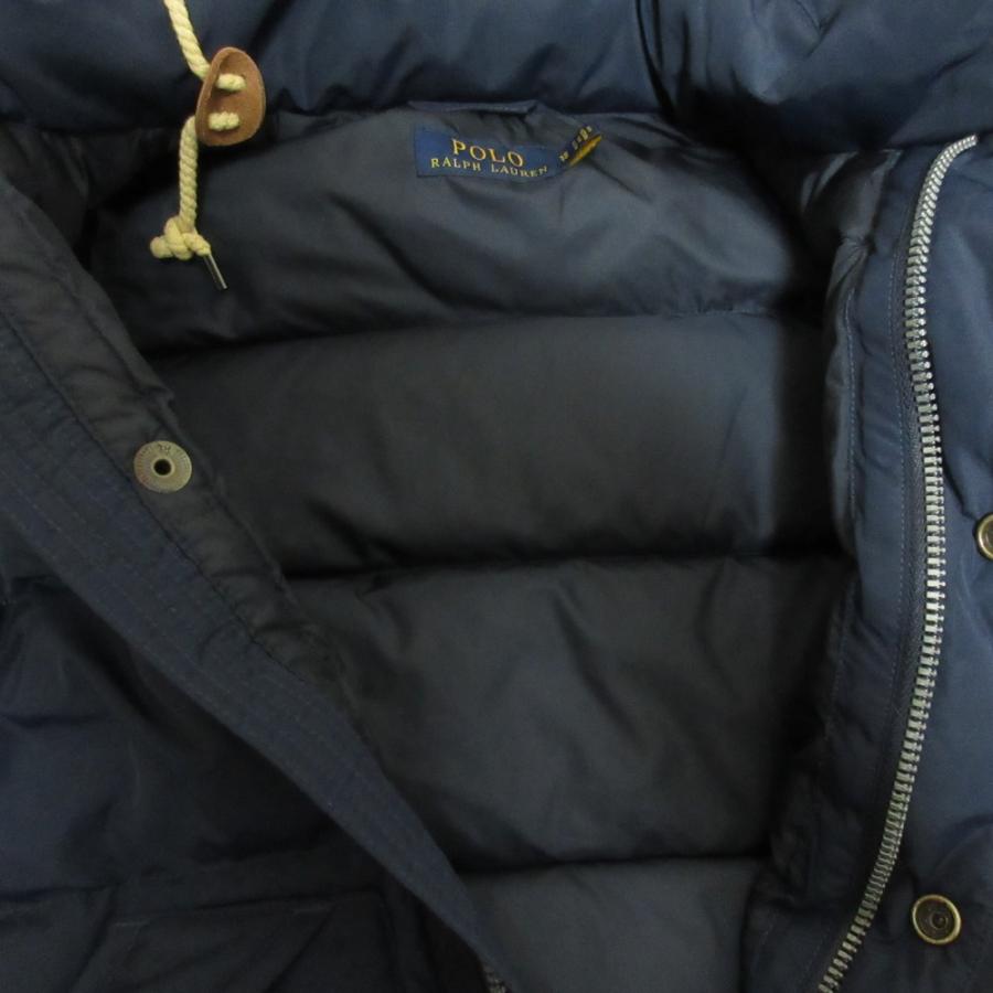 美品 POLO RALPH LAUREN ポロラルフローレン フード付きダウンベスト