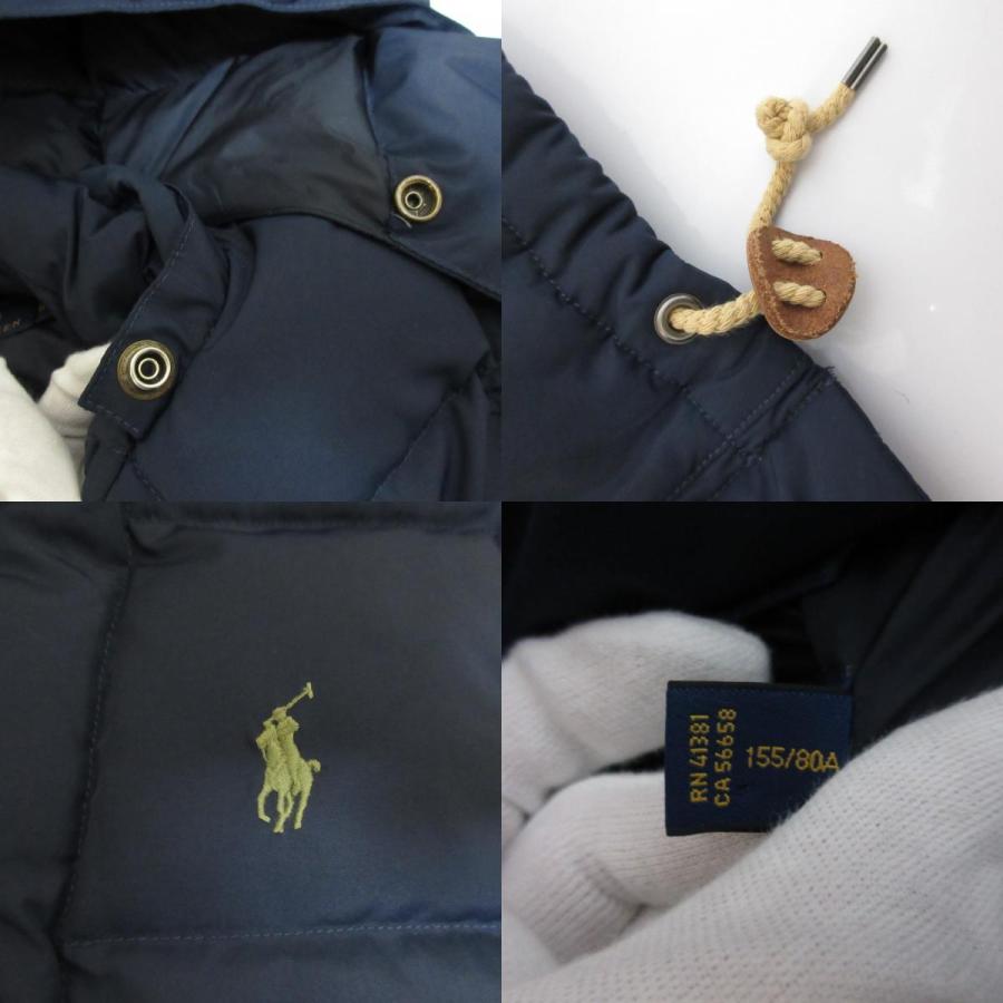 美品 POLO RALPH LAUREN ポロラルフローレン フード付きダウンベスト