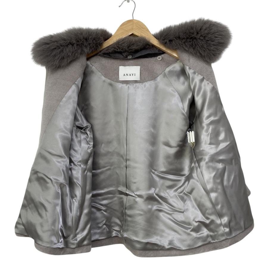 ANAYI（アナイ） 美品 フォックスファー アルパカ ショートコート