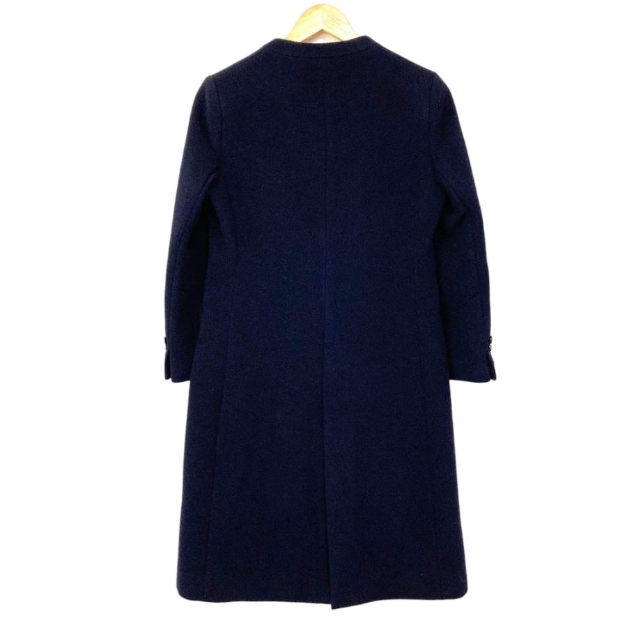 ANAYI（アナイ） 美品 ノーカラー ウール ロングコート サイズ36 