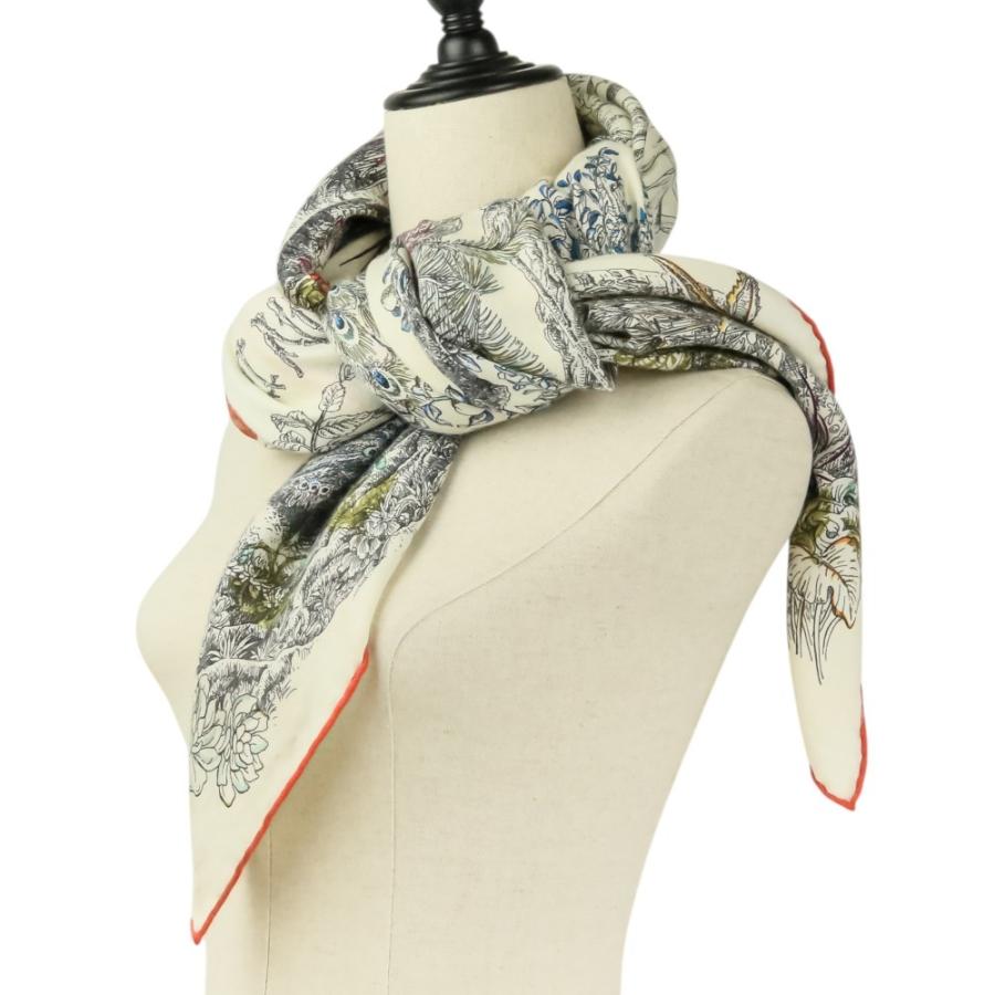 HERMES（エルメス） 良品 カレジェアン 140 LE JARDIN DE LEILA 大判