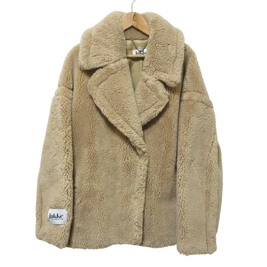 jakke（ジャッキー） 美品 テディベア ボアショートコート ジャケット 