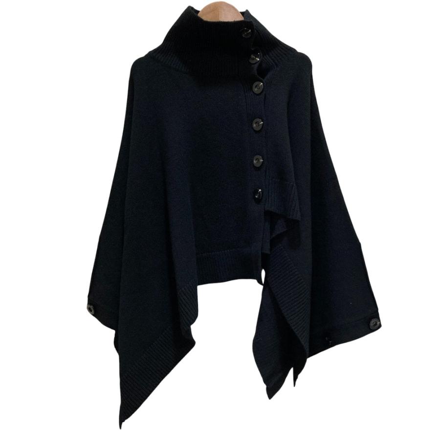 ENFOLD（エンフォルド） 美品 ハイネック ウールニットケープ SIZE38