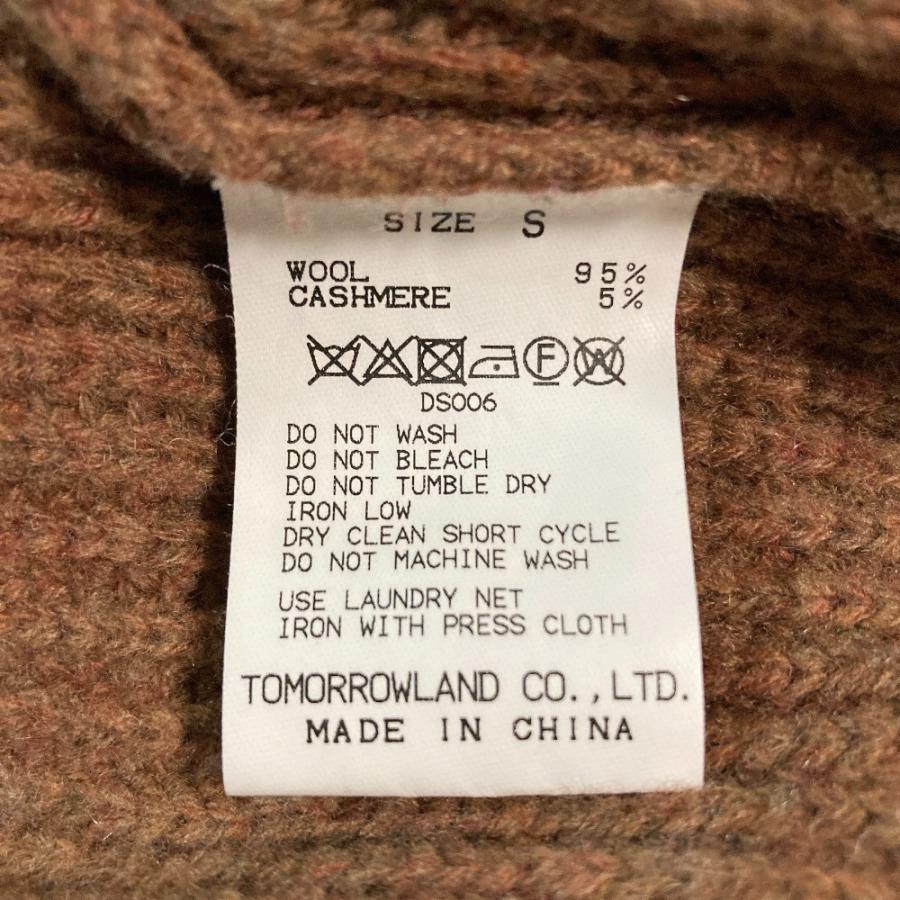 良品 MACPHEE TOMARROWLAND マカフィー トゥモローランド ラムカシミヤ クルーネックプルオーバーニットセーター S ダークブラウン レディース 古着 中古 USED ラムカシミヤ クルーネックプルオーバー（ニット/セーター）｜MACPHEE