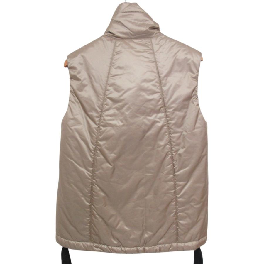 未使用 25SS MaxMara マックスマーラ The Cube GREENVE CAMLUXE パディングベスト ジレ 25292960146 サイズ38 ブラウン  レディース 古着 中古 USED Max Mara（マックスマーラ） 未使用 25SS MaxMara The Cube GREENVE
