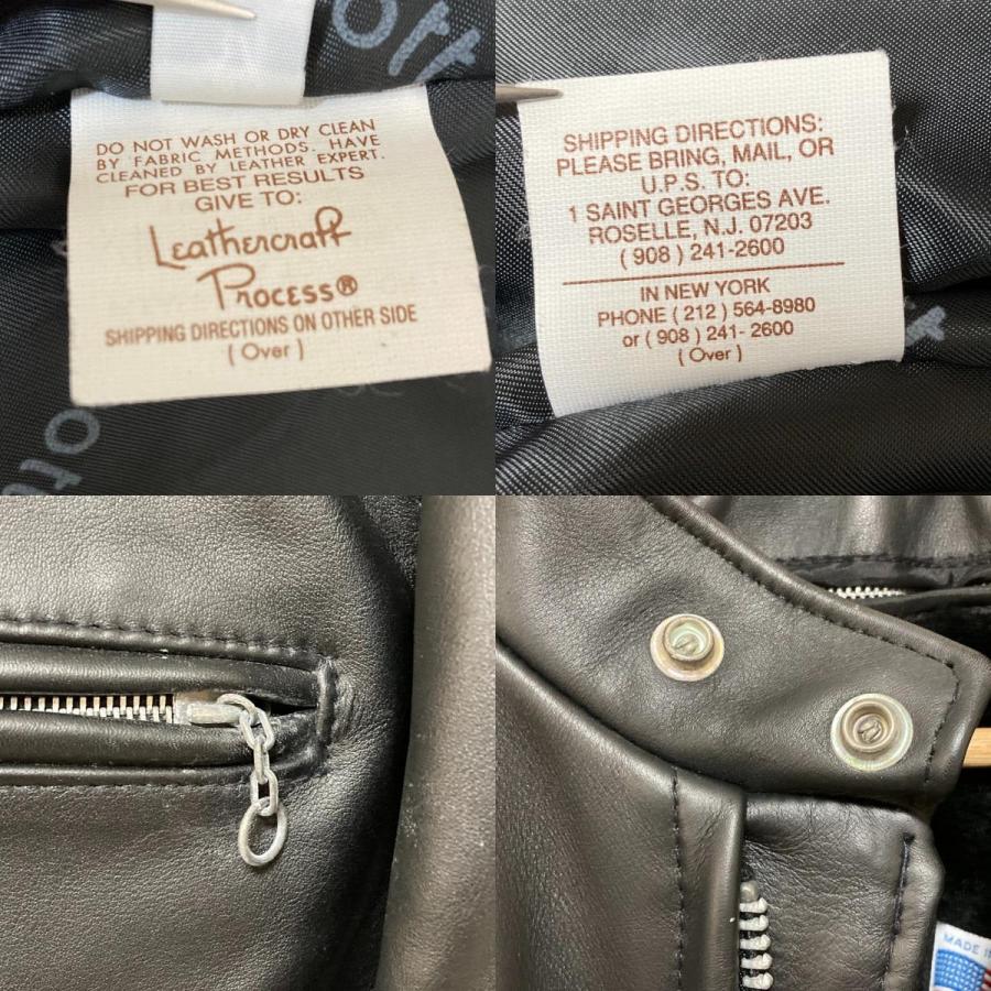 Schott　641　size34　シングルライダースジャケット　ライナー　美品 SCHOTT（ショット） 良品 641 ライナーボア付き レザーシングル