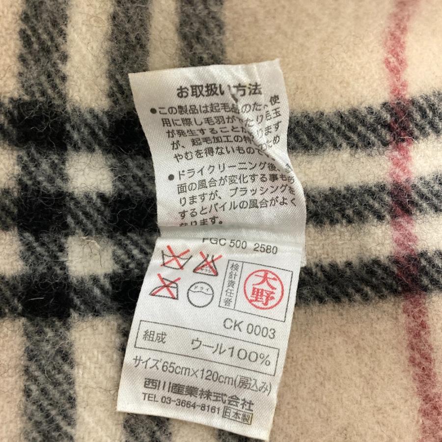 BURBERRY（バーバリー） ノバチェック ウール100% マフラー ベージュ