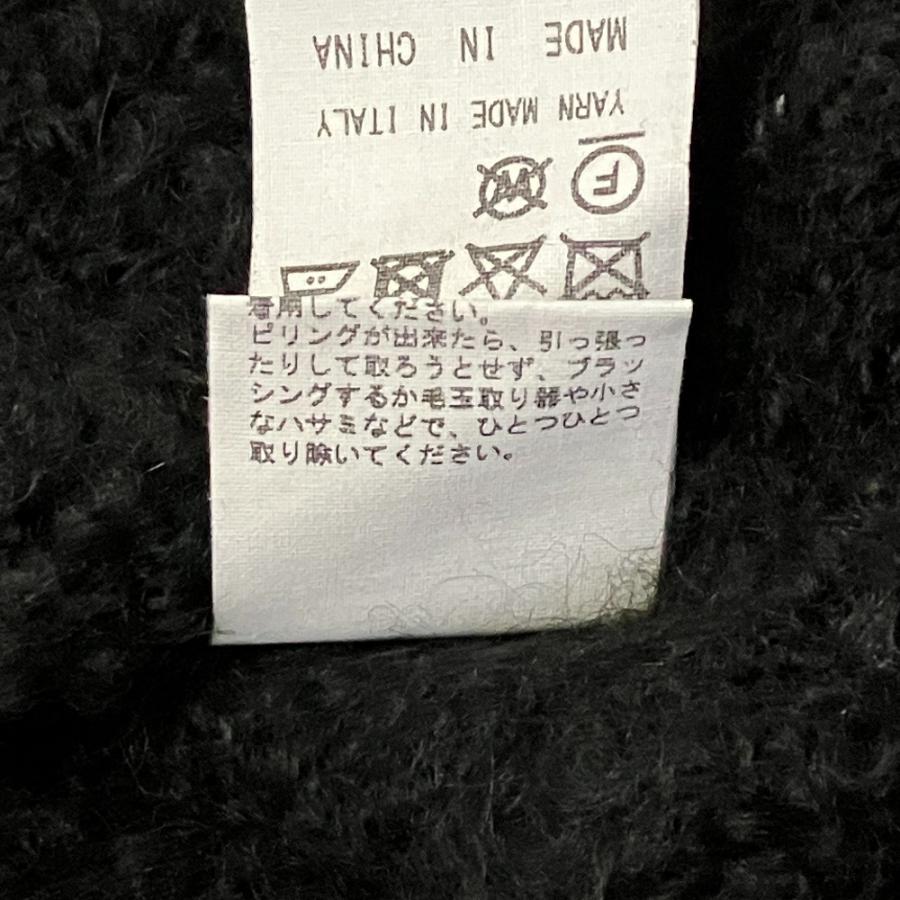 CINOH チノ アルパカニットセーター 22WKN509 ブラック 38 CINOH（チノ） 良品 アルパカニット セーター 22WKN509 サイズ38
