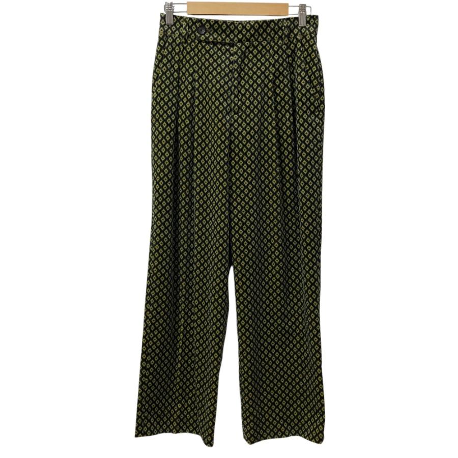 CABaN（キャバン） 美品 24AW CABaN ジオメトリックベルベット 2タック 