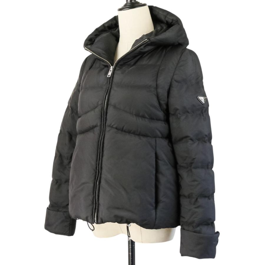 良品 PRADA SPORT プラダスポーツ トライアングルロゴプレート フード
