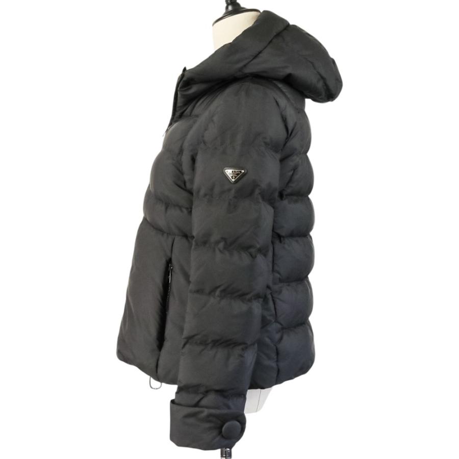 良品 PRADA SPORT プラダスポーツ トライアングルロゴプレート フード
