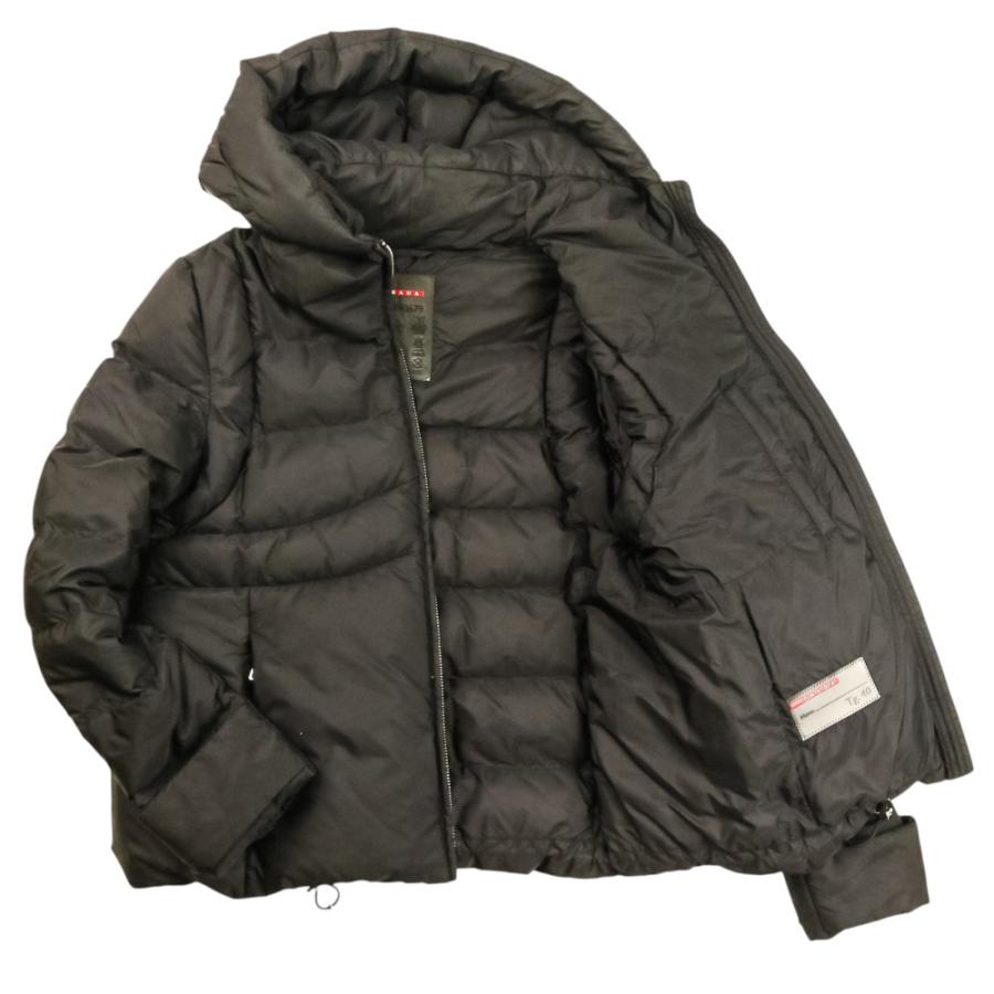 良品 PRADA SPORT プラダスポーツ トライアングルロゴプレート フード