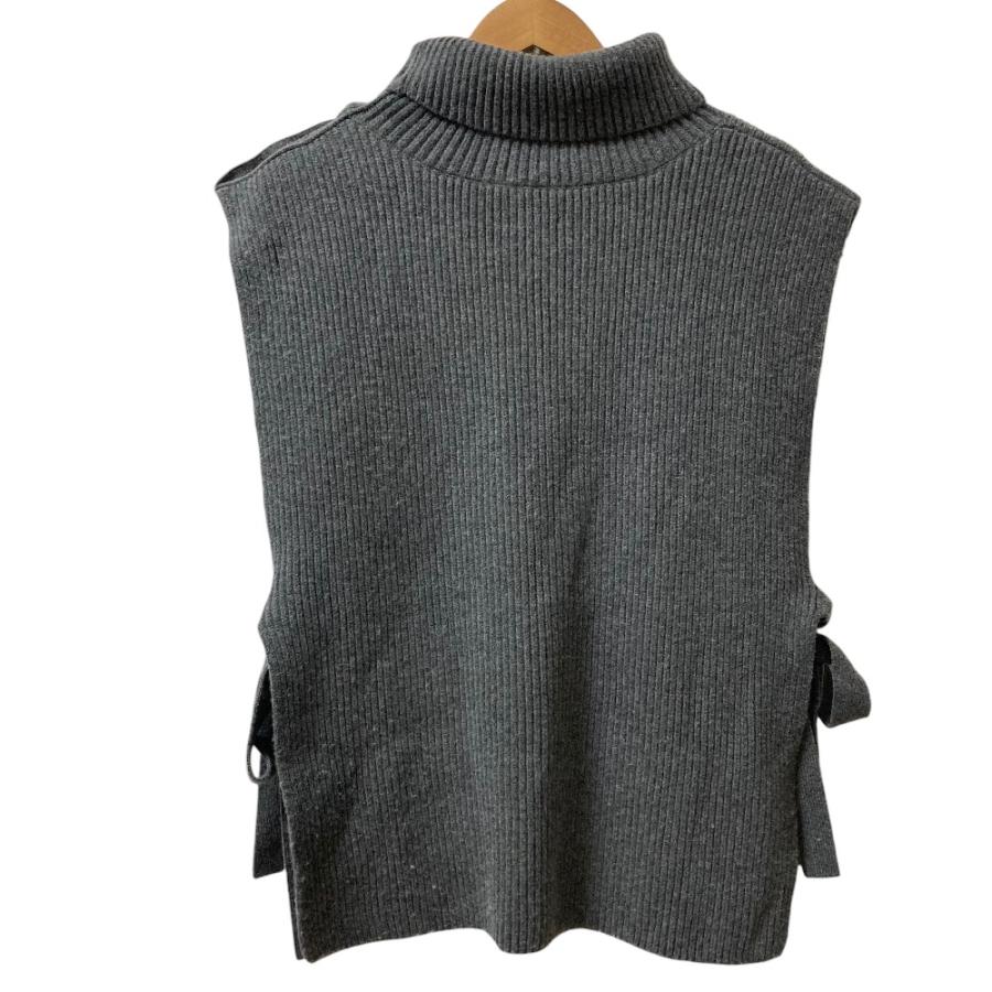 美品 cygne シーニュ charre タートルネック ノースリーブボタンダウン 