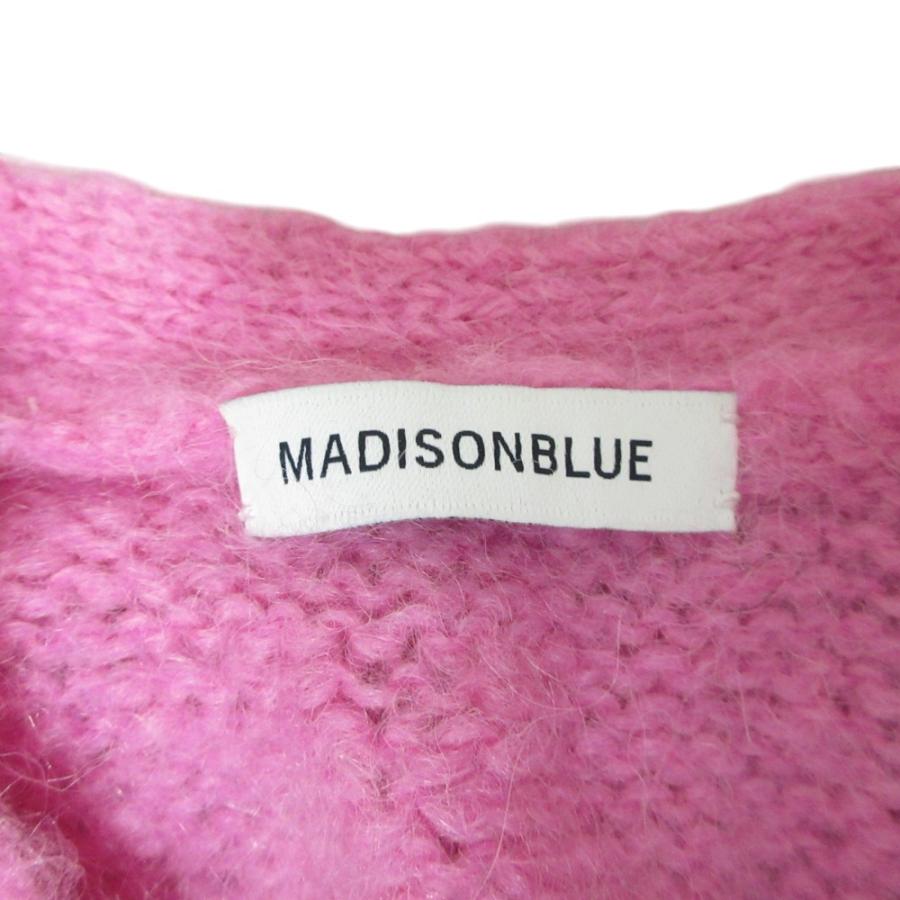 MADISONBLUE - 美品 22AW MADISONBLUE マディソンブルー LOOSE BIG CD MOHAIR モヘヤ ビッグカーディガン MB224-8017 Sサイズ ブラック レディース 古着 中古 USED 美品 MADISONBLUE マディソンブルー LOOSE BIG V CD MOHAIR オーバー
