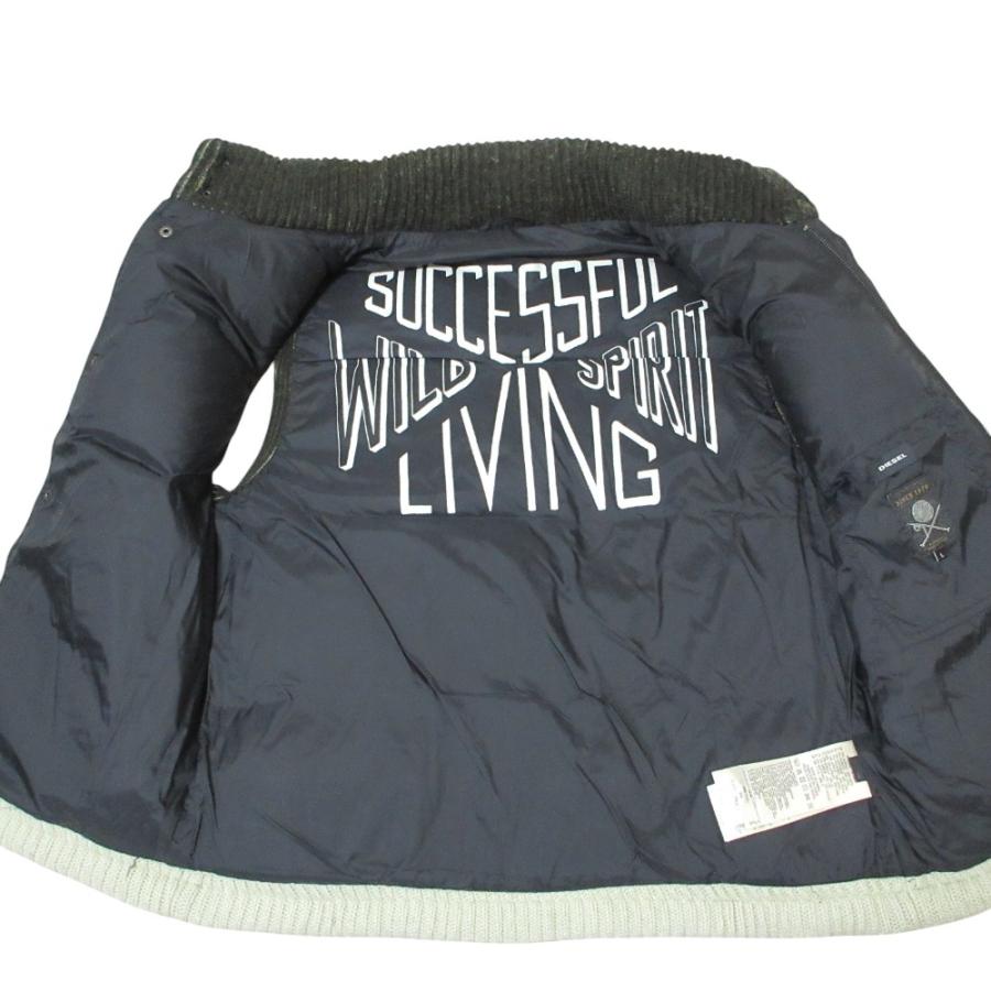 DIESEL（ディーゼル） 美品 ケーブル編み ニット ダウンベスト L 