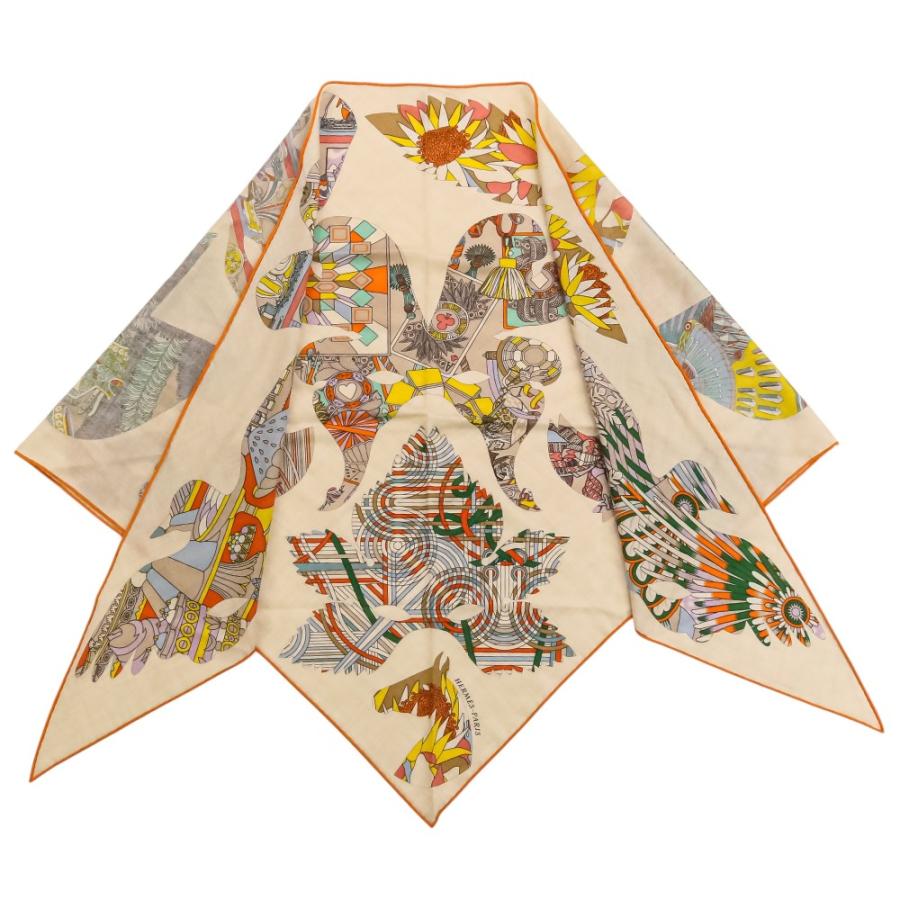 HERMES（エルメス） 美品 Bal de soie トライアングルジェアン