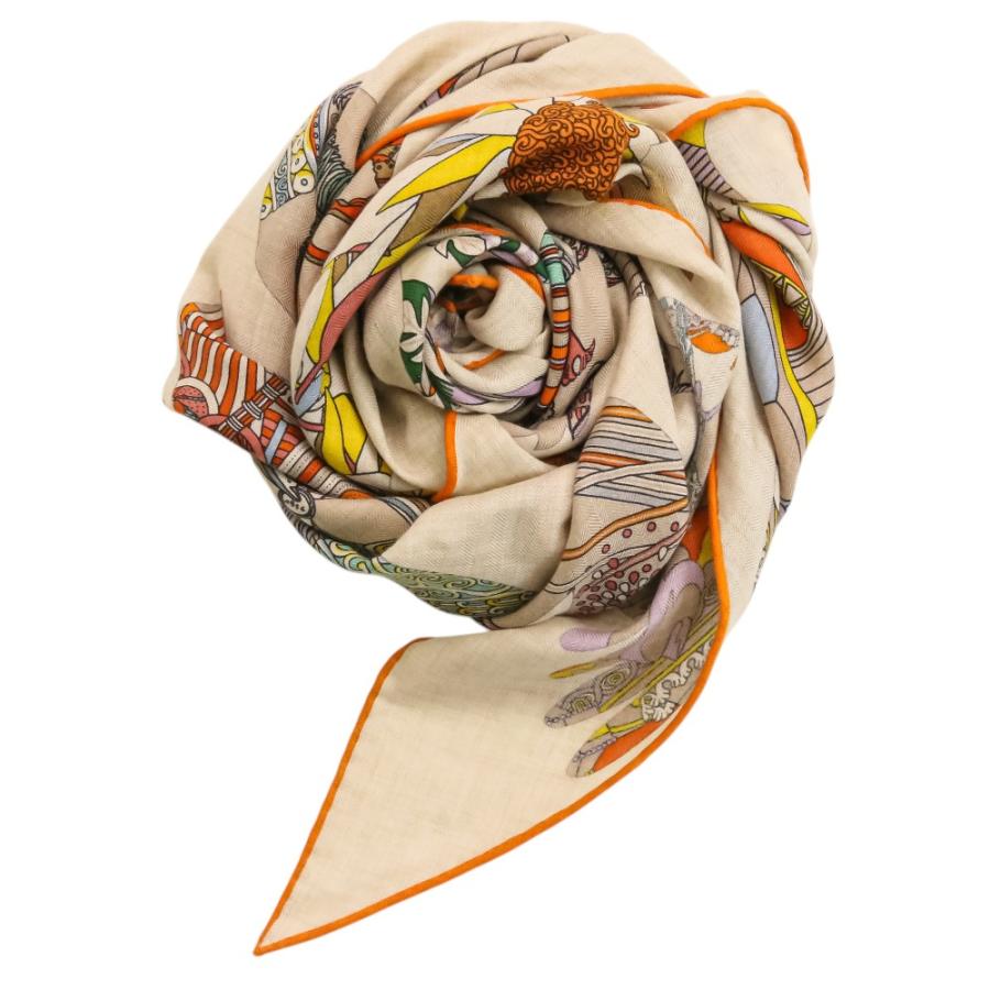 HERMES（エルメス） 美品 Bal de soie トライアングルジェアン