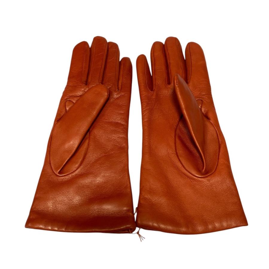 新品未使用 セルモネーター ブラウン 高級手袋 Sermoneta gloves（セルモネータグローブス） 未使用 ゴートスキン