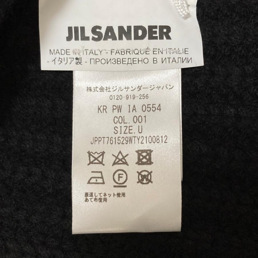 美品 JIL SANDER＋ ジルサンダープラス カシミヤブレンドウール ノースリーブ ニットベスト サイズU ブラック レディース 古着 中古 USED JIL SANDER（ジルサンダー） 美品 JIL SANDER＋ ジルサンダープラス
