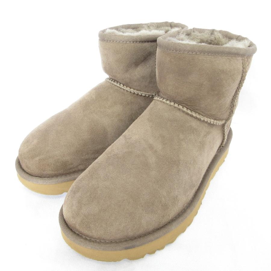 UGG（アグ） 新品同様 W CLASSIC MINI II クラシック ミニ II ムートン 