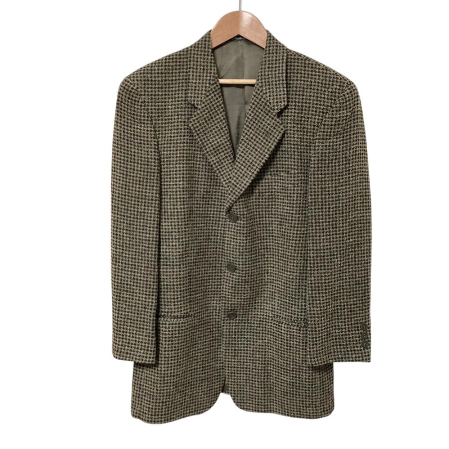 GIORGIO ARMANI 美品 ジョルジオアルマーニ 千鳥格子柄 テーラード 