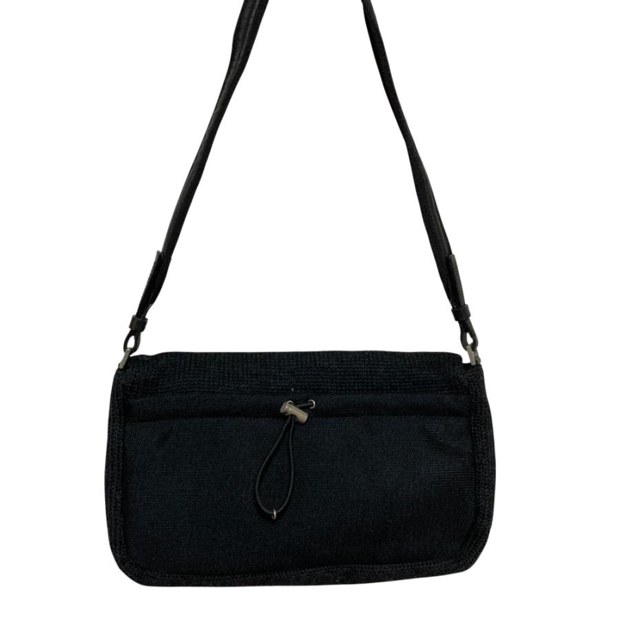 良品 PRADA プラダ ウールニット ショルダーバッグ B9442 ブラック レディース 古着 中古 USED PRADA（プラダ） 良品 ウールニット ショルダーバッグ B9442 ブラック