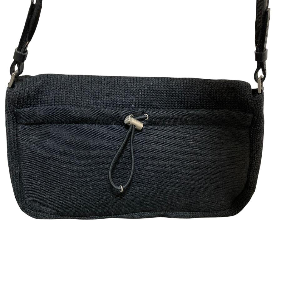 良品 PRADA プラダ ウールニット ショルダーバッグ B9442 ブラック レディース 古着 中古 USED PRADA（プラダ） 良品 ウールニット ショルダーバッグ B9442 ブラック