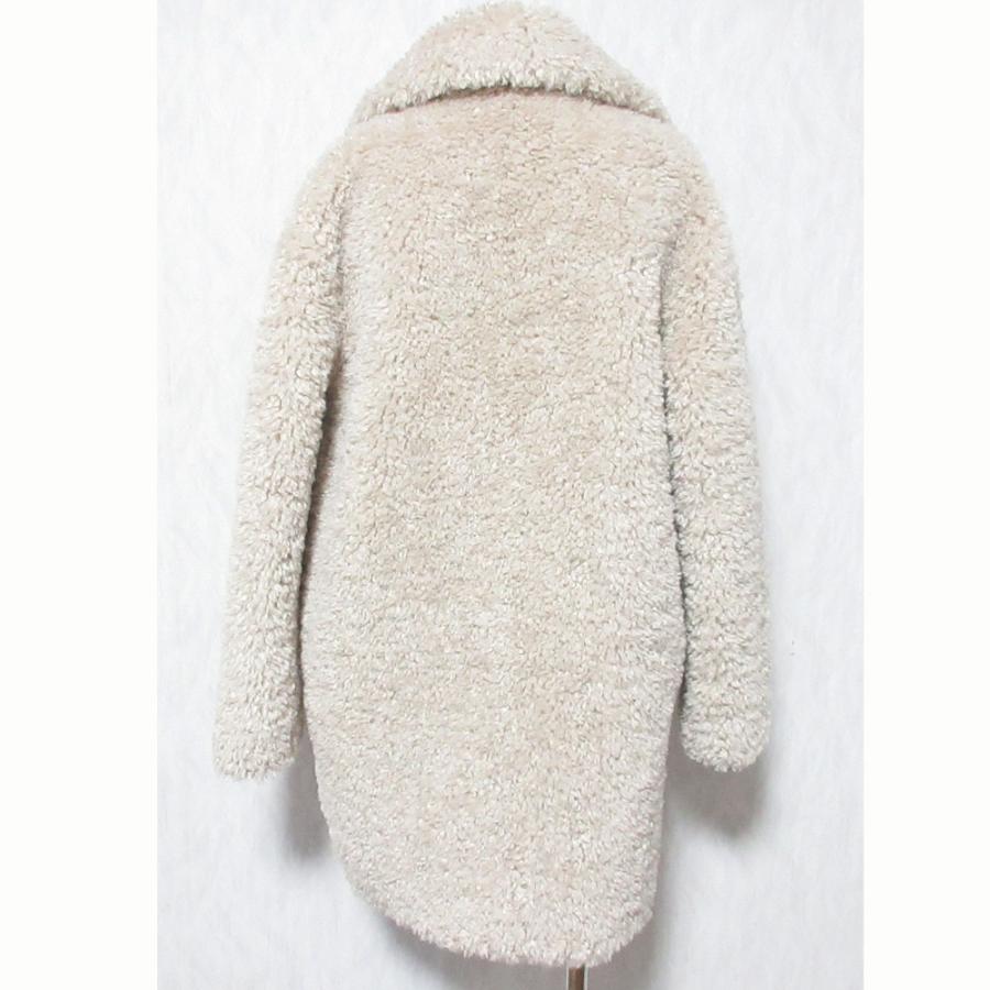 HERNO（ヘルノ） 美品 エコファー カーリーコート CA000439D 40 