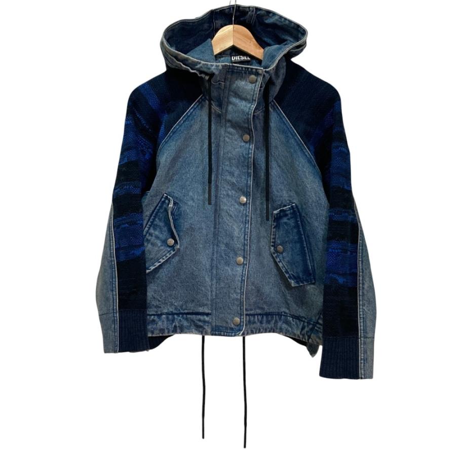 DIESEL（ディーゼル） ニットドッキング デニムジャケット XS 
