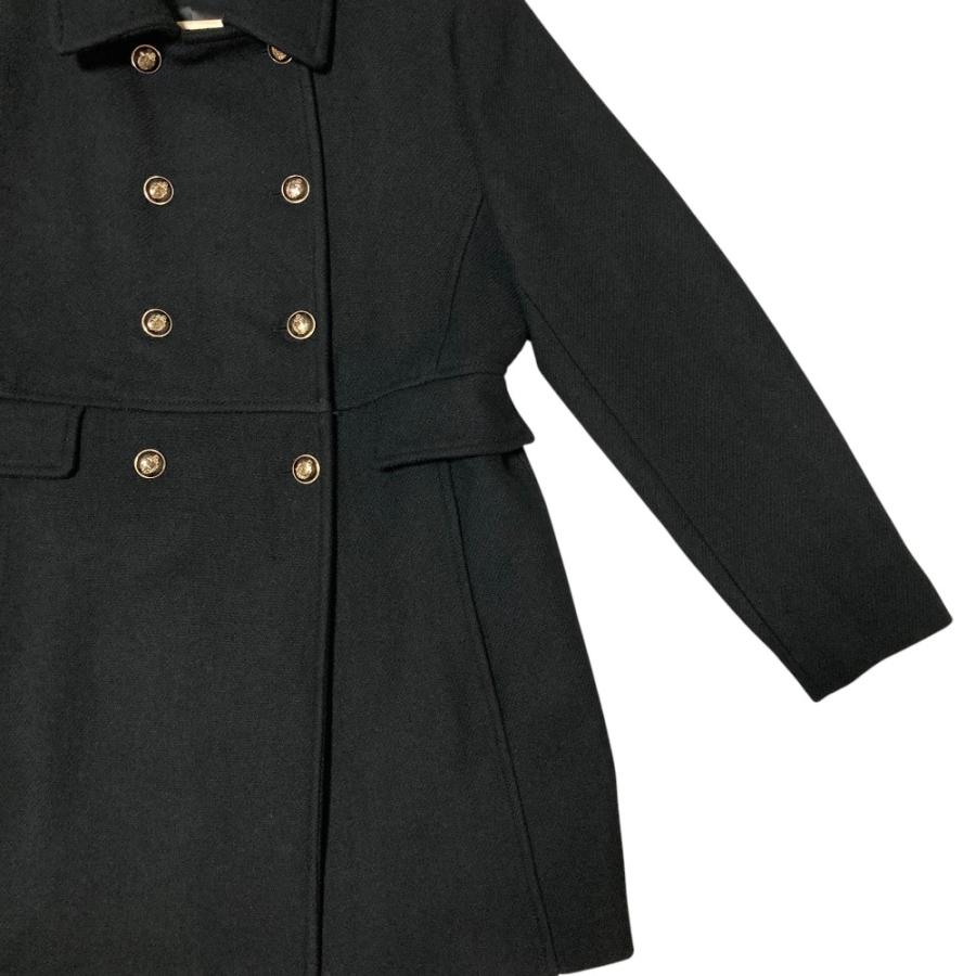 ZARA（ザラ） 美品 ウール ダブルブレストコート XL ブラック