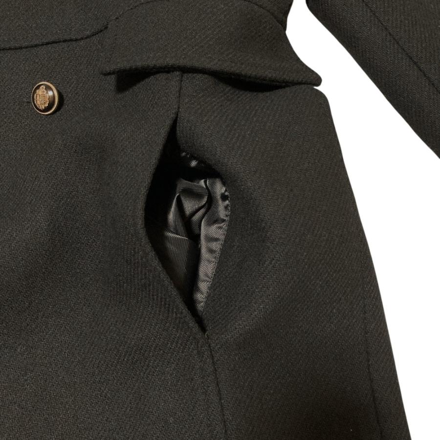 ZARA（ザラ） 美品 ウール ダブルブレストコート XL ブラック