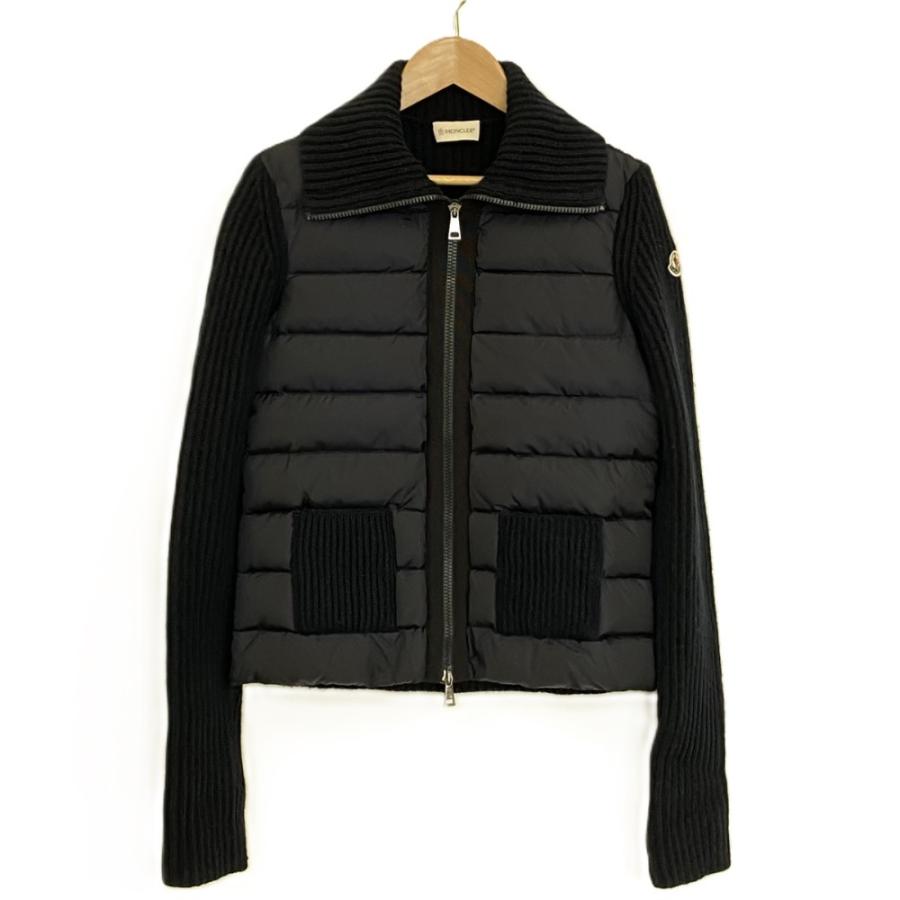 MONCLER（モンクレール） 美品 ニットコンビ ダウンジャケット XS 