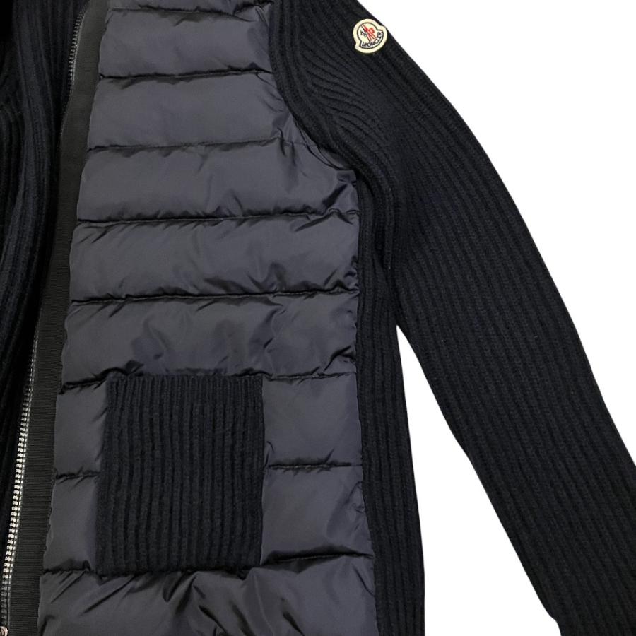 MONCLER（モンクレール） 美品 ニットコンビ ダウンジャケット XS