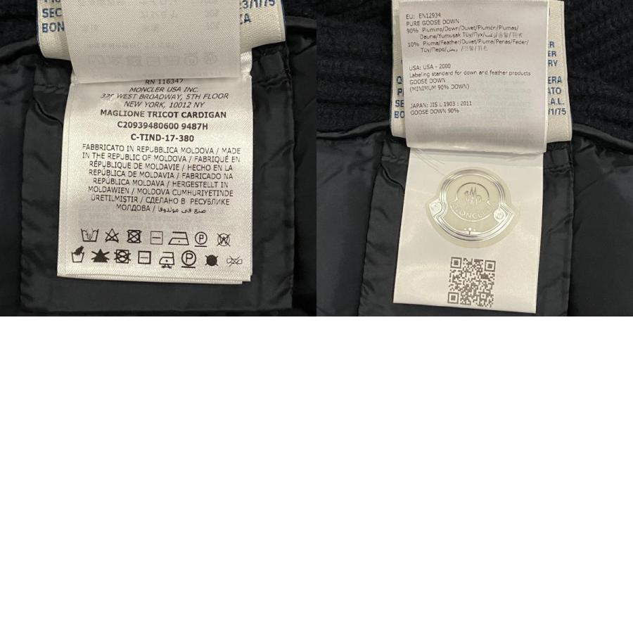 MONCLER（モンクレール） 美品 ニットコンビ ダウンジャケット XS