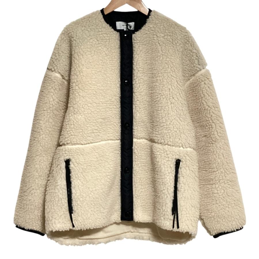HYKE（ハイク） 未使用 FAUX SHEARLING JACKET ノースリーブボア 