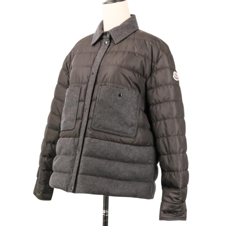 MONCLER（モンクレール） 美品 CAMICIA ウール切替 ダウンジャケット 