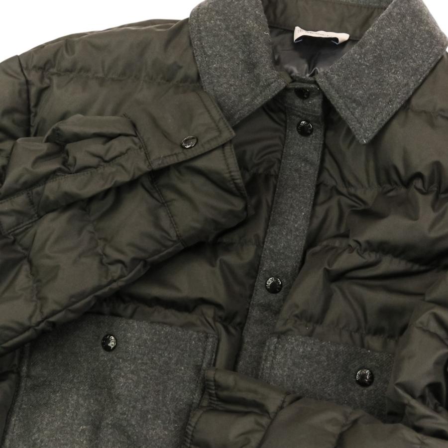 MONCLER（モンクレール） 美品 CAMICIA ウール切替 ダウンジャケット 