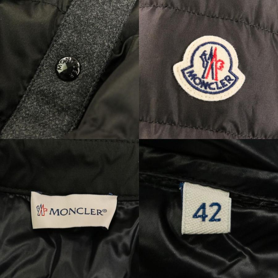 MONCLER（モンクレール） 美品 CAMICIA ウール切替 ダウンジャケット 