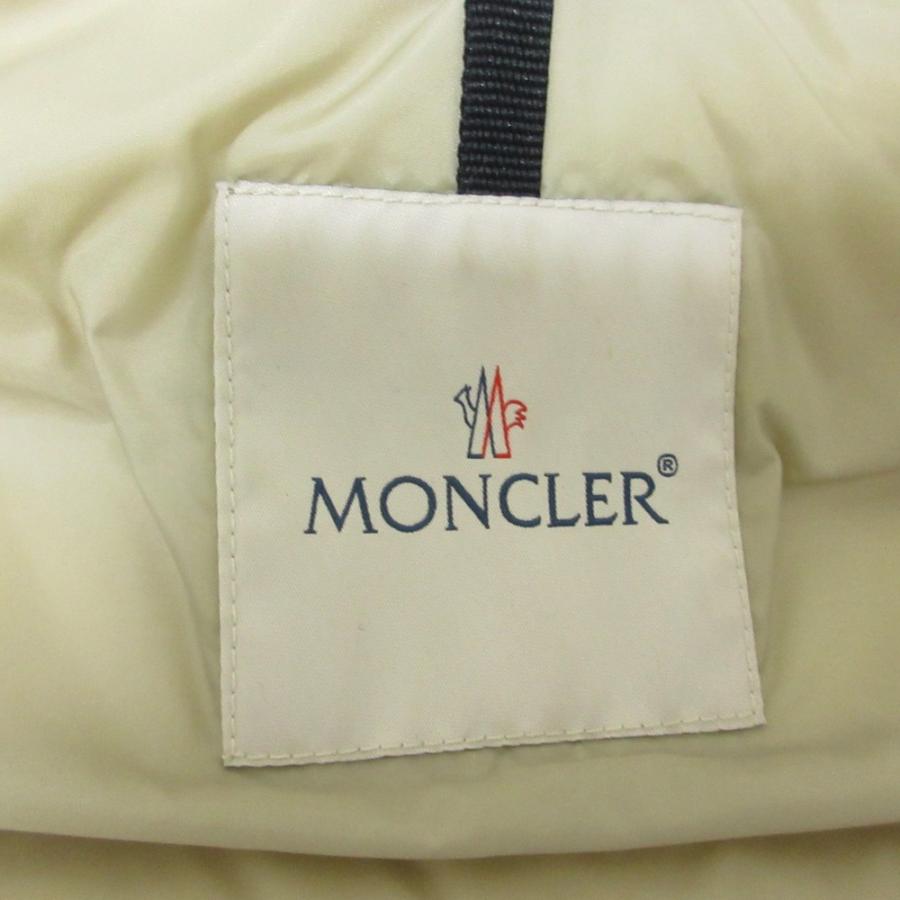 美品 MONCLER モンクレール TINUVIEL ブルーフロストフォックスファー ベルテッド ダウンコート 0 ベージュ レディース 古着 中古_7