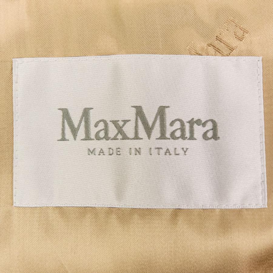 未使用 Max Mara マックスマーラ リアルト キャメル アイコンコート フーデッドコート 40 キャメルブラウン レディース 古着 中古_8