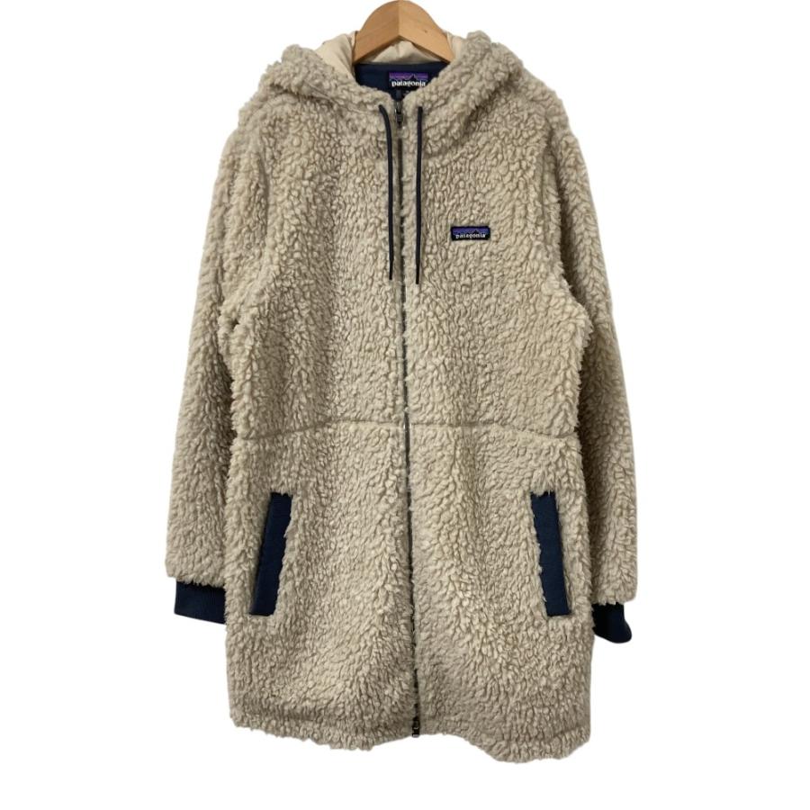 良品 patagonia パタゴニア フリース ダスティメサパーカー ボア ジップ ロングパーカー STY25115FA22 サイズM ライトベージュ レディース 古着 中古 USED patagonia（パタゴニア） 良品 フリース ダスティメサパーカー ボア