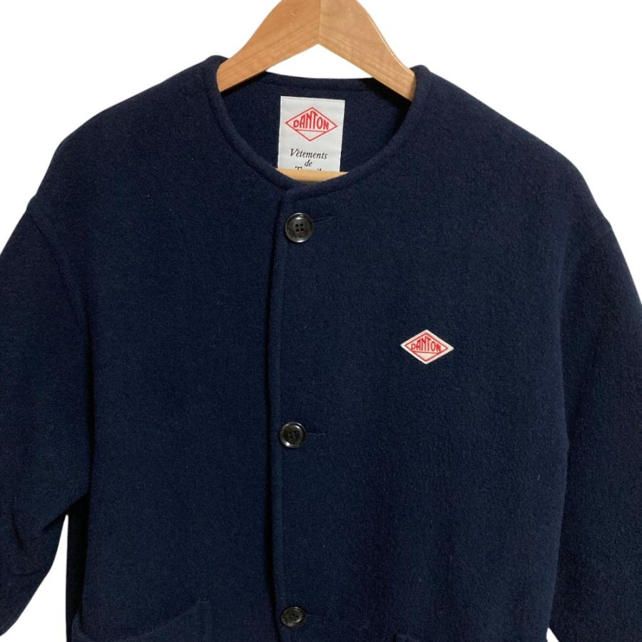 Danton（ダントン） 良品 COLLARLESS CREW NECK COAT ノーカラーコート