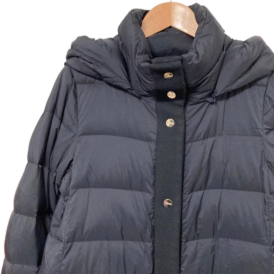 HERNO（ヘルノ） 美品 ウールドッキング フーデッド ダウンコート 