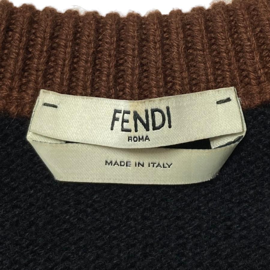 FENDI（フェンディ） 美品 フォックスファースリーブ カシミヤニット