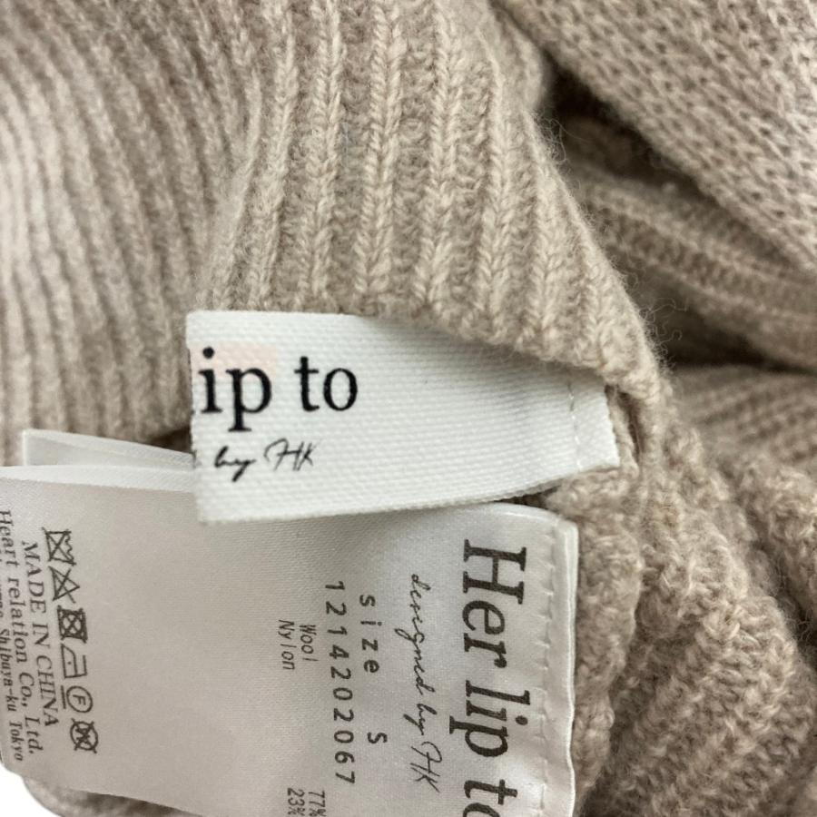 美品 Her lip to ハーリップトゥ Extra Wool Cache-Coeur Knit